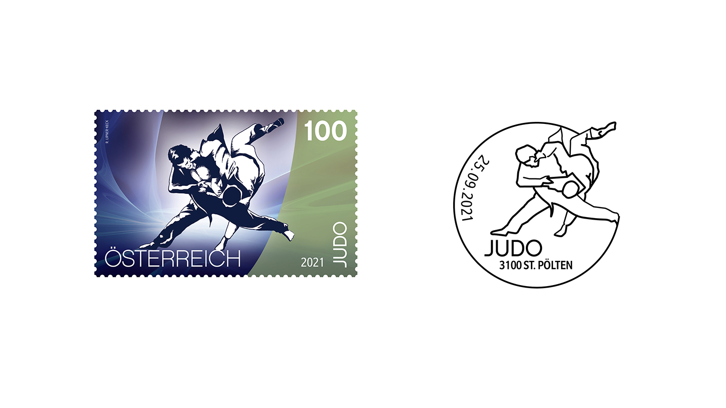 commemorative stamp september Sport and the floor – judo